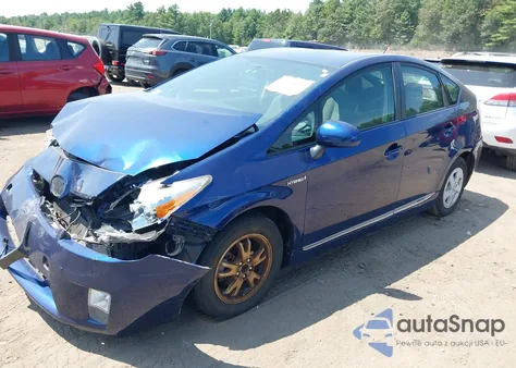2011 Toyota Prius Two from USA, damaged, VIN JTDKN3DU4B1380241